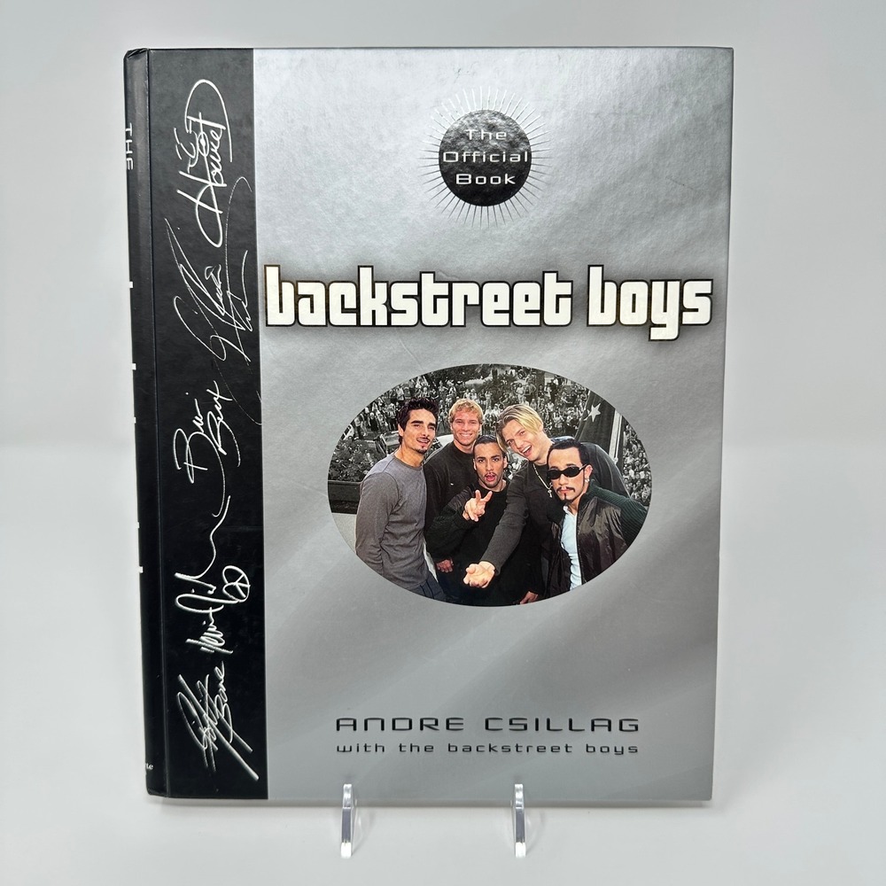 Backstreet Boys Official Book 2000 Andre Csillag First Edition‎ Rare Collectible